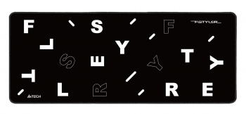 Коврик для мыши A4TECH FStyler FP75 черный/белый 750x300x2мм (1/30)