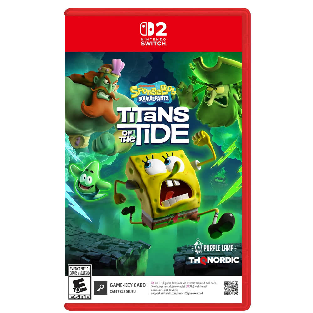 SpongeBob SquarePants: Titans of the Tide (Game-Key Card)  [Switch 2, русские субтитры]