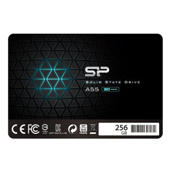 Внутренний SSD  Silicon Power  256GB  A55, SATA-III, R/W - 550/420 MB/s, 2.5", TLC
