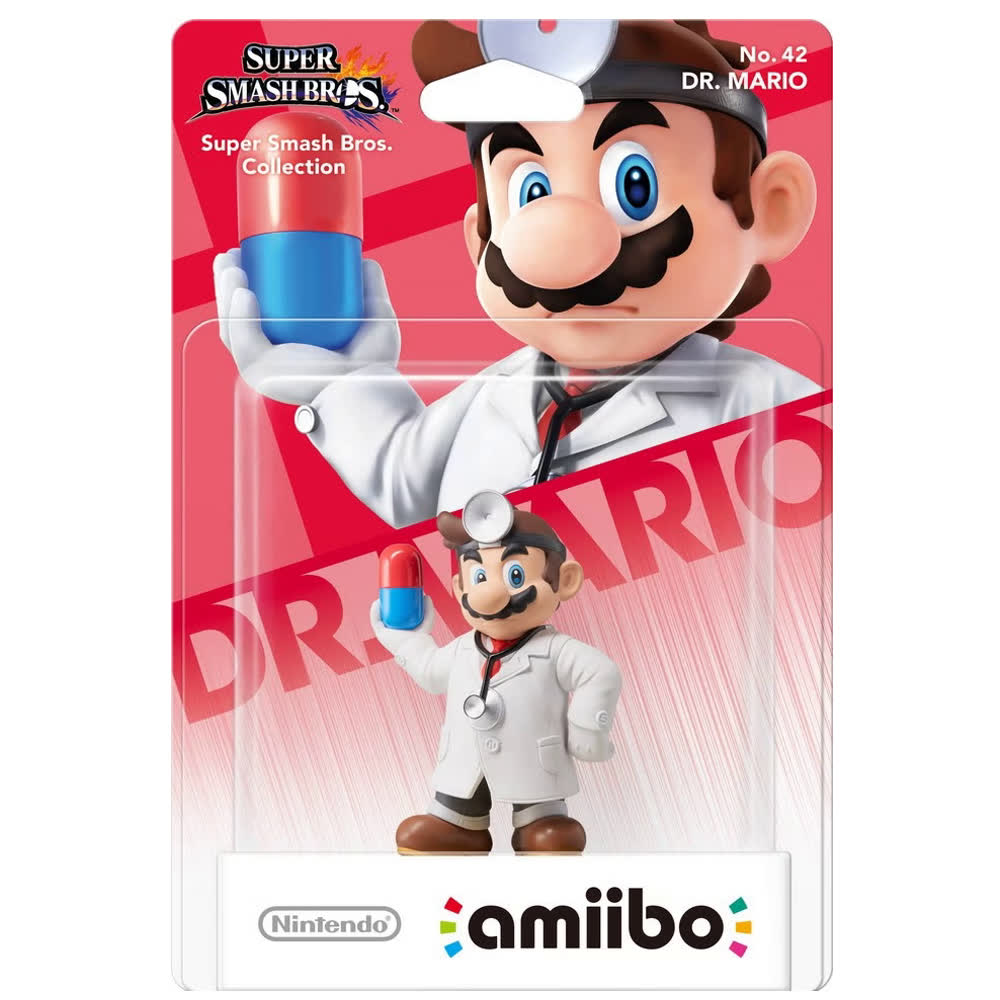 Dr. Mario - №42 (Super Smash Bros. коллекция) [Nintendo Amiibo Character]