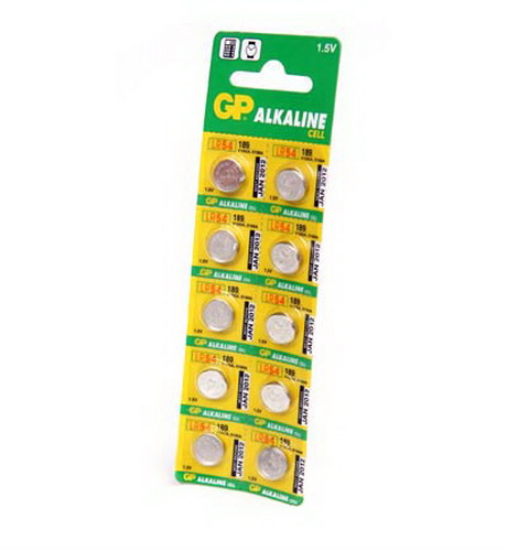 Элемент питания GP AG10/LR1130/LR54/389A/189  BL10  (10/250/5000)