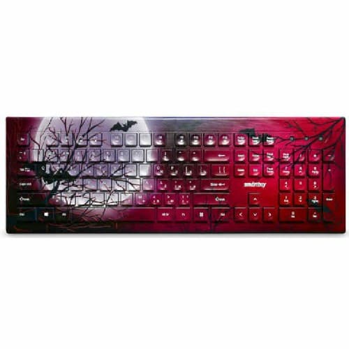 Клавиатура проводная SMARTBUY 223 USB Moon, мультимедийная с принтом (1/20)