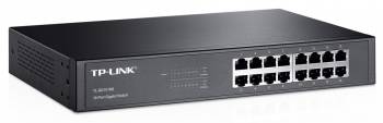 Коммутатор TP-LINK TL-SG1016D 16G неуправляемый (1/8)