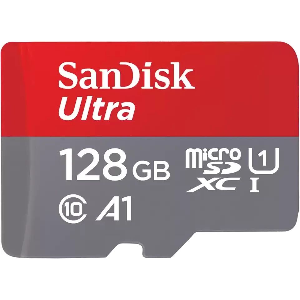 MicroSD  128GB  SanDisk Class 10 Ultra UHS-I A 1 (140 Mb/s) без адаптера