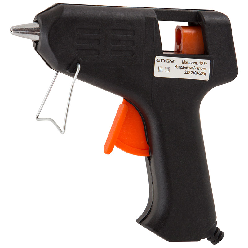 Пистолет клеевой Engy EGG-10, с подставкой, 10 Вт (1/20/100)