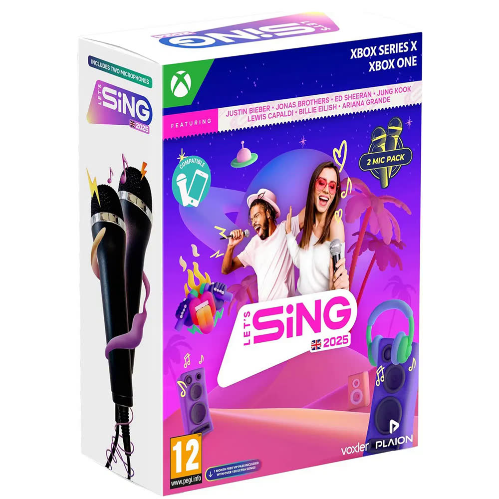 Let's Sing 2025 - Double Mic Bundle [Xbox Series X - Xbox One, английская версия]