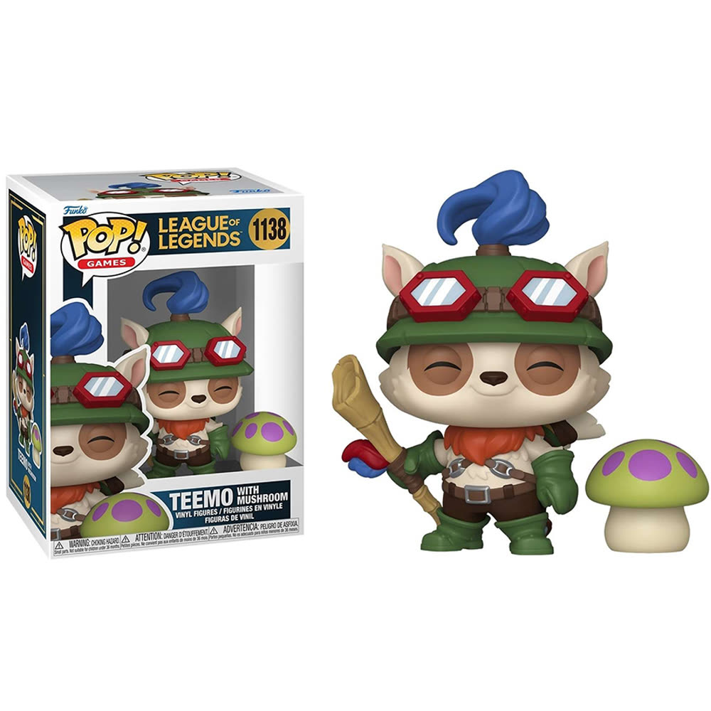 Фигурка Funko POP! Games: League of Legends - Teemo with Mushroom (1138)
