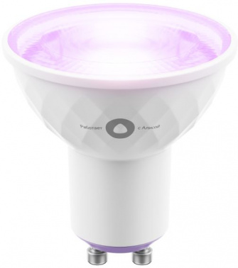 Умная лампа Yandex YNDX-00019 GU10 4.9Вт 400lm Wi-Fi (упак.:1шт) (1/60)