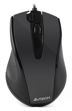 Мышь проводная A4TECH V-Track Padless N-500FS (1000dpi) USB (4but), черный (1/60)