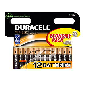 Элемент питания DURACELL  LR03  BL12 BASIC  (12/144/34272)