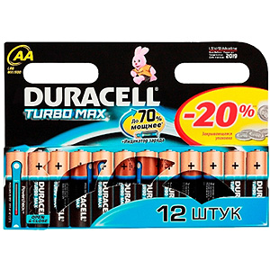 Элемент питания DURACELL  LR6  BL12 BASIC  (12/144/19584)