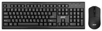 Комплект беспроводной Клавиатура + Мышь ACER OKR120 клав:черный мышь:черный USB Multimedia (1/10)