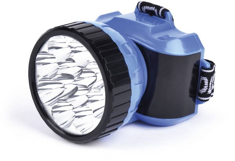 Фонарь SMARTBUY SBF-26-B, синий, аккум-ный, налобный, 12 LED (1/120)