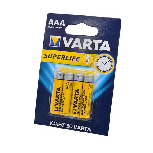 Элемент питания VARTA  R03 SUPER HEAVY DUTY (4 бл)   (48/240)